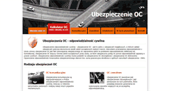Desktop Screenshot of ocubezpieczenie.pl